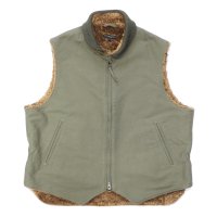 ENGINEERED GARMENTS（エンジニアードガーメンツ）LL VEST（LLベスト）"Cotton Double Cloth" / Olive（オリーブ）