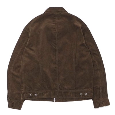 画像2: *A VONTADE（アボンタージ）Zip Work Jacket（ジップワークジャケット）"Corduroy" / Dk,Brown（ダークブラウン）