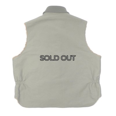 画像2: ENGINEERED GARMENTS（エンジニアードガーメンツ）LL VEST（LLベスト）"Cotton Double Cloth" / Olive（オリーブ）
