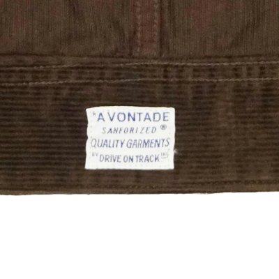 画像8: *A VONTADE（アボンタージ）Zip Work Jacket（ジップワークジャケット）"Corduroy" / Dk,Brown（ダークブラウン）