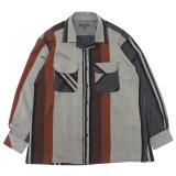 ENGINEERED GARMENTS（エンジニアードガーメンツ）Classic Shirt（クラシックシャツ）"Wide Stripe Worsted Wool" / Multi Color（マルチカラー）