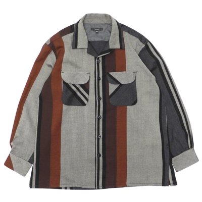 画像1: ENGINEERED GARMENTS（エンジニアードガーメンツ）Classic Shirt（クラシックシャツ）"Wide Stripe Worsted Wool" / Multi Color（マルチカラー）
