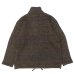 画像2: ENGINEERED GARMENTS（エンジニアードガーメンツ）Zip Moc Neck（ジップモックネック）"Wool Poly Nep Sweater Knit" / Brown（ブラウン） (2)