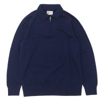 FELCO（フェルコ）L/S Half Zip Collar Sweat（ロングスリーブハーフジップカラースウェット）"10oz MD WEIGHT FRENCH TERRY” / Italian Navy （イタリアンネイビー）