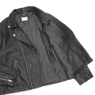 画像3: yoused （ユーズド）Remake Leather Urban Liders Jacket（リメイクレザーアーバンライダースジャケット）/ Black（ブラック）
