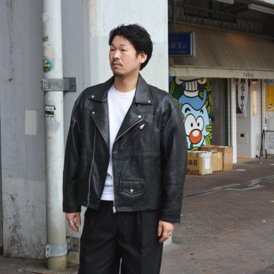 画像12: yoused （ユーズド）Remake Leather Urban Liders Jacket（リメイクレザーアーバンライダースジャケット）/ Black（ブラック）