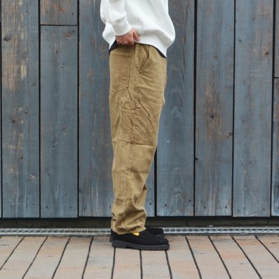 画像9: SMITH'S AMERICAN（スミスアメリカン）LES HALLES painter（レアールペインター）"Uneven Corduroy / Garment dye" / Mocha（モカ）【裾上げ無料】