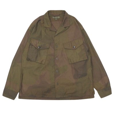 画像1: Nigel Cabourn（ナイジェル・ケーボン）PARATROOPER SHIRT（パラトルーパーシャツ）"CAMO" / Brown（ブラウン）