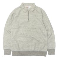 FELCO（フェルコ）L/S Half Zip Collar Sweat（ロングスリーブハーフジップカラースウェット）"10oz MD WEIGHT FRENCH TERRY” / Twisted Grey （ツイステッドグレー）