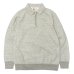 画像1: FELCO（フェルコ）L/S Half Zip Collar Sweat（ロングスリーブハーフジップカラースウェット）"10oz MD WEIGHT FRENCH TERRY” / Twisted Grey （ツイステッドグレー） (1)