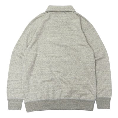 画像2: FELCO（フェルコ）L/S Half Zip Collar Sweat（ロングスリーブハーフジップカラースウェット）"10oz MD WEIGHT FRENCH TERRY” / Twisted Grey （ツイステッドグレー）