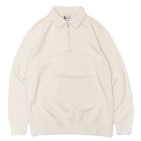 FELCO（フェルコ）L/S Half Zip Collar Sweat（ロングスリーブハーフジップカラースウェット）"10oz MD WEIGHT FRENCH TERRY” / Off White（オフホワイト）