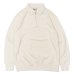 画像1: FELCO（フェルコ）L/S Half Zip Collar Sweat（ロングスリーブハーフジップカラースウェット）"10oz MD WEIGHT FRENCH TERRY” / Off White（オフホワイト） (1)