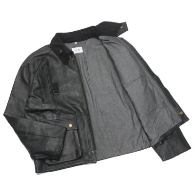 画像3: yoused （ユーズド）Remake Leather Fishing Jacket（リメイクレザーフィッシングジャケット）/ Black（ブラック）