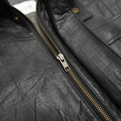画像10: yoused （ユーズド）Remake Leather Fishing Jacket（リメイクレザーフィッシングジャケット）/ Black（ブラック）