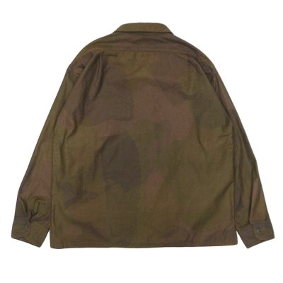 画像2: Nigel Cabourn（ナイジェル・ケーボン）PARATROOPER SHIRT（パラトルーパーシャツ）"CAMO" / Brown（ブラウン）