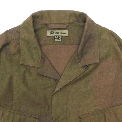 画像3: Nigel Cabourn（ナイジェル・ケーボン）PARATROOPER SHIRT（パラトルーパーシャツ）"CAMO" / Brown（ブラウン）