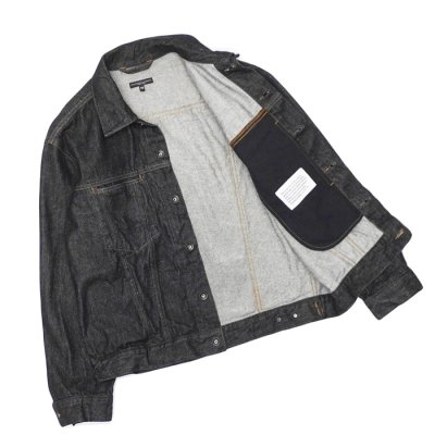 画像3: ENGINEERED GARMENTS（エンジニアードガーメンツ）Type 5 Jean Jacket（タイプ5 ジーンジャケット）"14oz Cone Denim" / Black（ブラック）