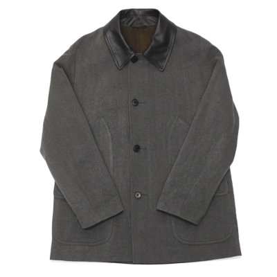 画像1: KAPTAIN SUNSHINE（キャプテンサンシャイン）Cotton Hemp Work Coat（コットンヘンプワークコート）"Cotton Hemp HEavy OX" / Sumi（スミ）