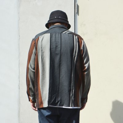 画像8: ENGINEERED GARMENTS（エンジニアードガーメンツ）Classic Shirt（クラシックシャツ）"Wide Stripe Worsted Wool" / Multi Color（マルチカラー）