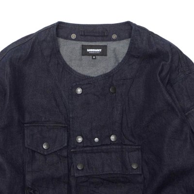 画像4: MODMNT（モドメント）COLLARLESS JKT（カラーレスジャケット）/ Navy（ネイビー）