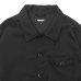 画像3: MODMNT（モドメント）T/TWEED UTILITY CPO SHIRT（ツウィードユーティリティCPOシャツ）/ Black（ブラック） (3)