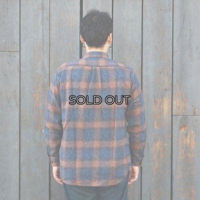 画像9: SERO（セロ）Ombre Check Double Pocket Shirt（オンブレチェック ダブルポケットシャツ）"Heavy Flannel" / Blue（ブルー）