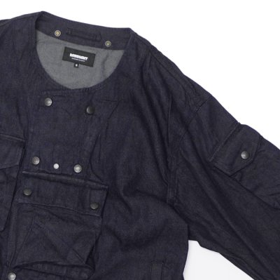 画像5: MODMNT（モドメント）COLLARLESS JKT（カラーレスジャケット）/ Navy（ネイビー）
