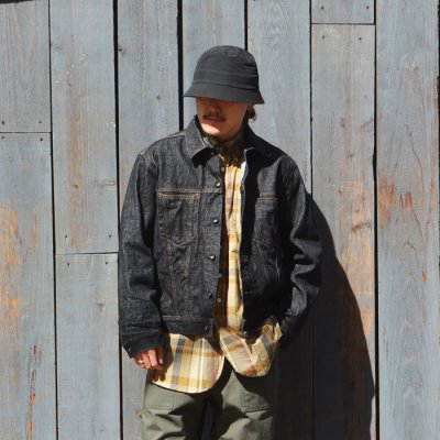画像9: ENGINEERED GARMENTS（エンジニアードガーメンツ）Type 5 Jean Jacket（タイプ5 ジーンジャケット）"14oz Cone Denim" / Black（ブラック）