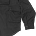 画像5: MODMNT（モドメント）T/TWEED UTILITY CPO SHIRT（ツウィードユーティリティCPOシャツ）/ Black（ブラック） (5)