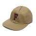 画像5: FELCO(フェルコ)TWILL BB CAP w/F EMBROIDERY / 3Color (5)