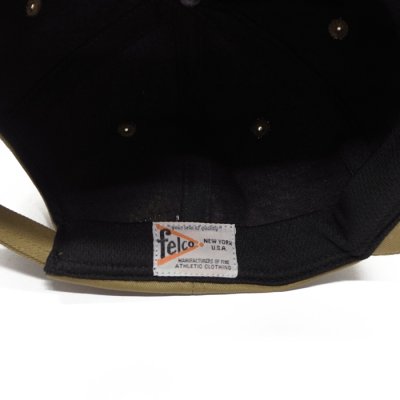画像10: FELCO(フェルコ)TWILL BB CAP w/F EMBROIDERY / 3Color