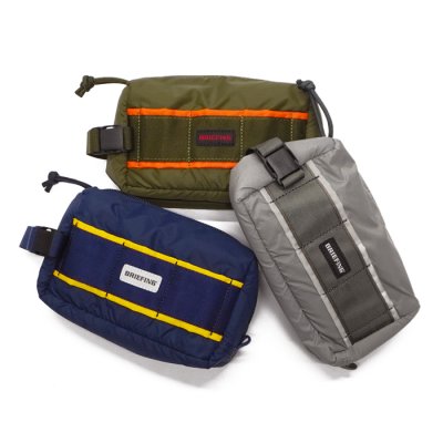 画像1: BRIEFING（ブリーフィング）PP DEVICE POUCH（PPスクエアデヴァイスポーチ）/Mサイズ/3Color