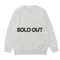 Yonetomi NEW BASIC（ヨネトミニューベーシック）RIGID CASHMERE SWEATER CREW NECK PULLOVER（リジットカシミアセータークルーネックプルオーバー）/ Top Grey（トップグレー）