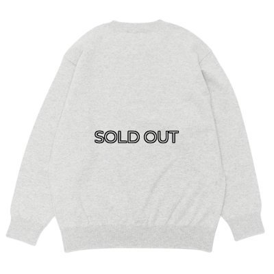 画像2: Yonetomi NEW BASIC（ヨネトミニューベーシック）RIGID CASHMERE SWEATER CREW NECK PULLOVER（リジットカシミアセータークルーネックプルオーバー）/ Top Grey（トップグレー）