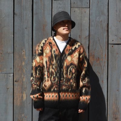 画像7: NEEDLES（ニードルズ）Mohair Cardigan（モヘアカーディガン）"Paisley" / Black（ブラック）