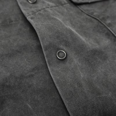 画像7: Nigel Cabourn（ナイジェル・ケーボン）PARATROOPER SHIRT（パラトルーパーシャツ）"PIGMENT" / Charcoal（チャコール）