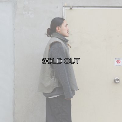 画像9: ENGINEERED GARMENTS（エンジニアードガーメンツ）LL VEST（LLベスト）"Cotton Double Cloth" / Olive（オリーブ）