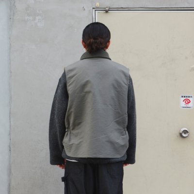 画像10: ENGINEERED GARMENTS（エンジニアードガーメンツ）LL VEST（LLベスト）"Cotton Double Cloth" / Olive（オリーブ）