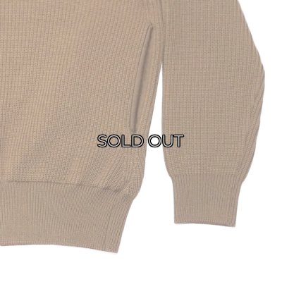 画像7: Yonetomi NEW BASIC（ヨネトミニューベーシック）EX Fine Wool Rib Knit Blouson（エクストラファインウールニットブルゾン）/ Brown（ブラウン）