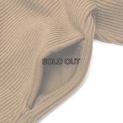 画像8: Yonetomi NEW BASIC（ヨネトミニューベーシック）EX Fine Wool Rib Knit Blouson（エクストラファインウールニットブルゾン）/ Brown（ブラウン）