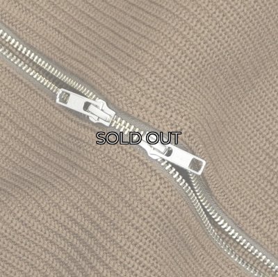 画像9: Yonetomi NEW BASIC（ヨネトミニューベーシック）EX Fine Wool Rib Knit Blouson（エクストラファインウールニットブルゾン）/ Brown（ブラウン）