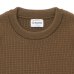 画像2: Yonetomi NEW BASIC（ヨネトミニューベーシック）EX Fine Wool Rib Knit Pullover（エクストラファインウールリブニットプルオーバー）/ Brown（ブラウン） (2)