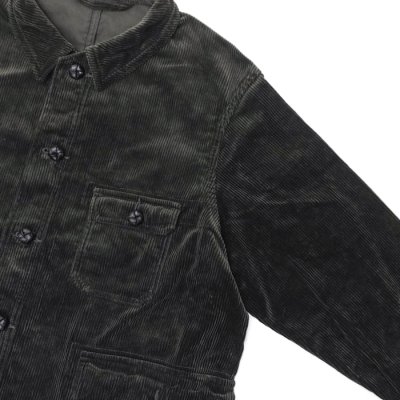 画像5: Nigel Cabourn（ナイジェル・ケーボン）FRENCH WORK JACKET（フレンチワークジャケット）"8W CORDUROY" / Charcoal Grey（チャコールグレー）