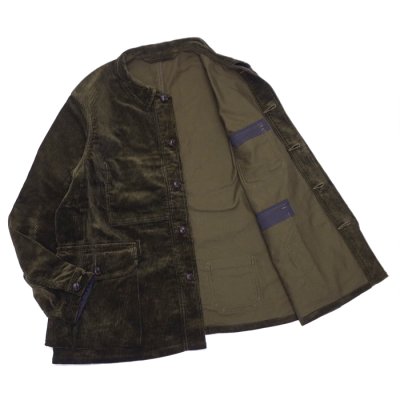 画像3: Nigel Cabourn（ナイジェル・ケーボン）FRENCH WORK JACKET（フレンチワークジャケット）"8W CORDUROY" / Dark Brown（ダークブラウン）