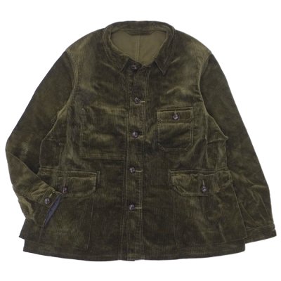 画像1: Nigel Cabourn（ナイジェル・ケーボン）FRENCH WORK JACKET（フレンチワークジャケット）"8W CORDUROY" / Dark Brown（ダークブラウン）