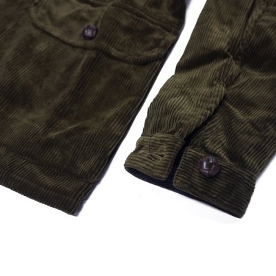 画像6: Nigel Cabourn（ナイジェル・ケーボン）FRENCH WORK JACKET（フレンチワークジャケット）"8W CORDUROY" / Dark Brown（ダークブラウン）