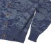 画像5: STUDIO D'ARTISAN（ステュディオ・ダ・ルチザン）百豚カモフラージュニットカーディガン / Navy（ネイビー）