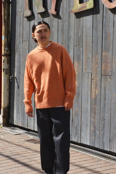 画像10: ★ポイント１０％（12/8迄）FilMelange（フィルメランジェ）SIEK（シーク）"Silk Wool Cotton Knit" / Orange（オレンジ）