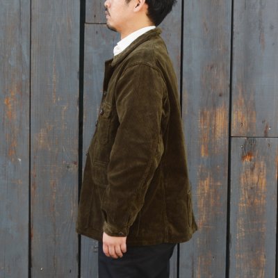 画像9: Nigel Cabourn（ナイジェル・ケーボン）FRENCH WORK JACKET（フレンチワークジャケット）"8W CORDUROY" / Charcoal Grey（チャコールグレー）